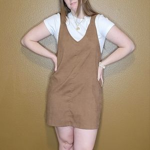 Brown Corduroy Dress